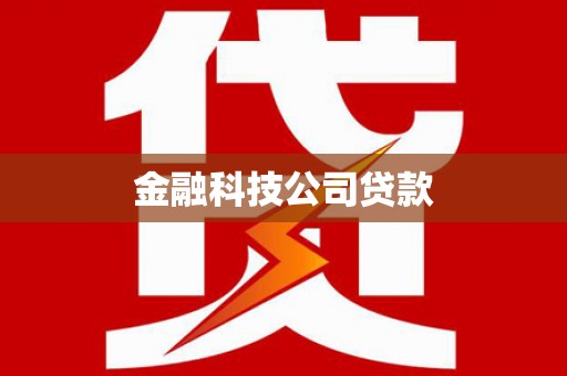 宾川金融科技公司贷款