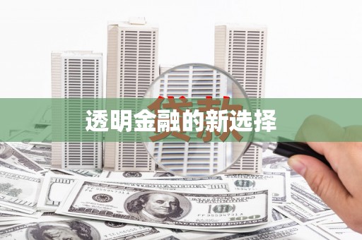 宾川透明金融的新选择