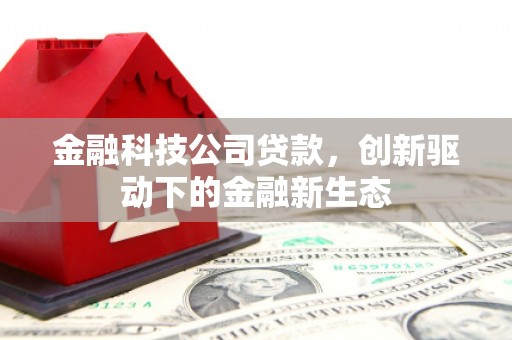 宾川金融科技公司贷款，创新驱动下的金融新生态