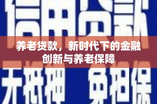 宾川养老贷款，新时代下的金融创新与养老保障