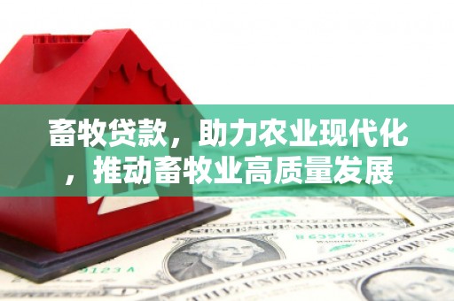 宾川畜牧贷款，助力农业现代化，推动畜牧业高质量发展