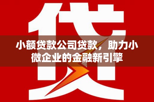 宾川小额贷款公司贷款，助力小微企业的金融新引擎