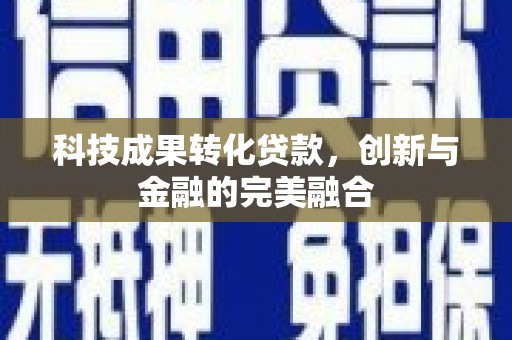 宾川科技成果转化贷款，创新与金融的完美融合