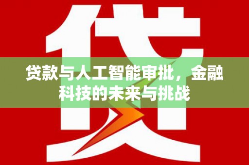 宾川贷款与人工智能审批，金融科技的未来与挑战