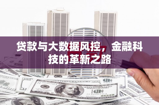 宾川贷款与大数据风控，金融科技的革新之路
