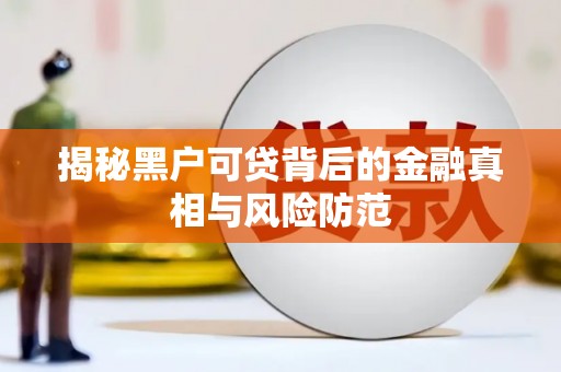 宾川揭秘黑户可贷背后的金融真相与风险防范