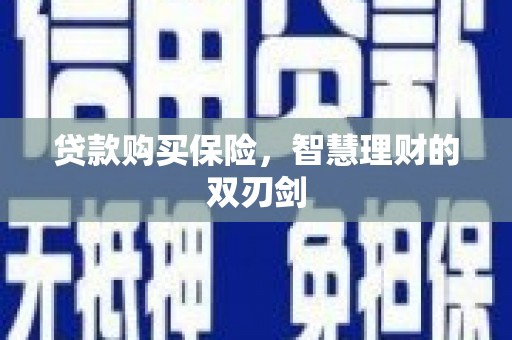 宾川贷款购买保险，智慧理财的双刃剑