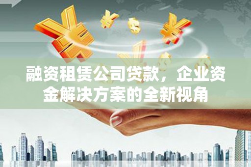 宾川融资租赁公司贷款，企业资金解决方案的全新视角