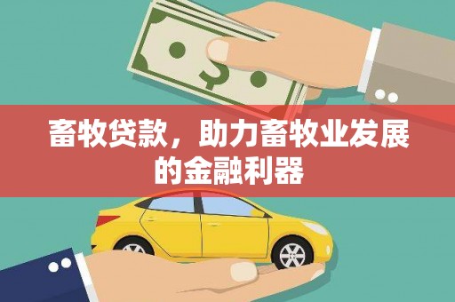 宾川畜牧贷款，助力畜牧业发展的金融利器