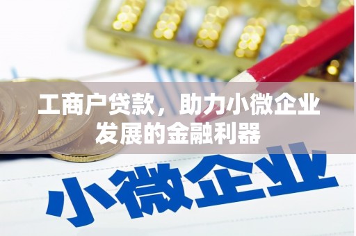 宾川工商户贷款，助力小微企业发展的金融利器