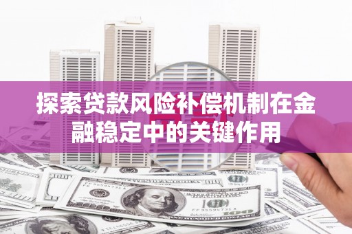 宾川探索贷款风险补偿机制在金融稳定中的关键作用