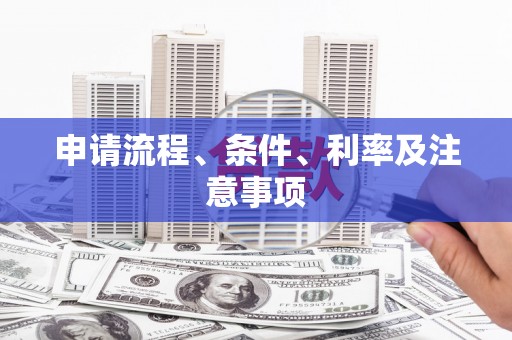 宾川申请流程、条件、利率及注意事项