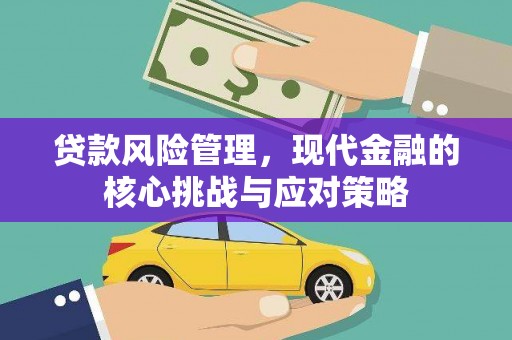 宾川贷款风险管理，现代金融的核心挑战与应对策略