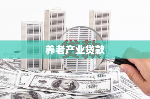 宾川养老产业贷款