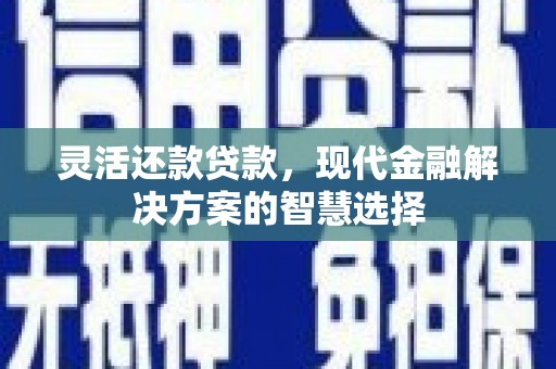 宾川灵活还款贷款，现代金融解决方案的智慧选择