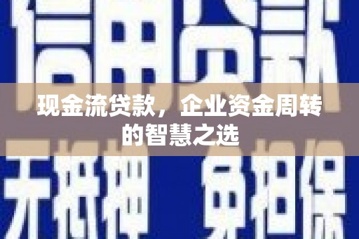 宾川现金流贷款，企业资金周转的智慧之选