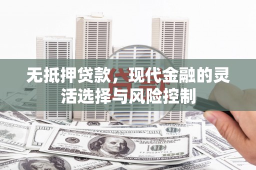 宾川无抵押贷款，现代金融的灵活选择与风险控制