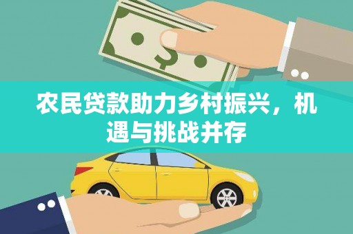 宾川农民贷款助力乡村振兴，机遇与挑战并存
