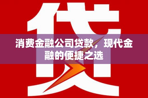 宾川消费金融公司贷款，现代金融的便捷之选