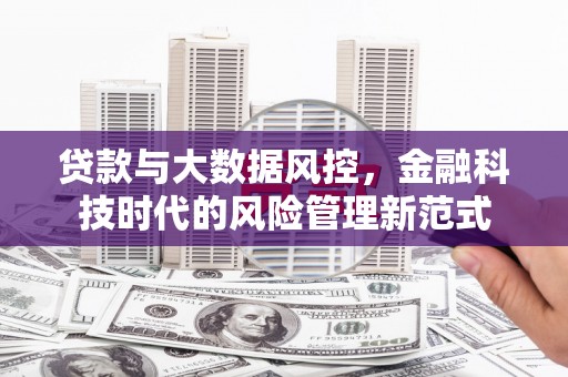 宾川贷款与大数据风控，金融科技时代的风险管理新范式