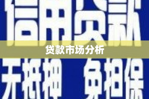 宾川贷款市场分析