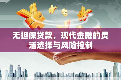 宾川无担保贷款，现代金融的灵活选择与风险控制
