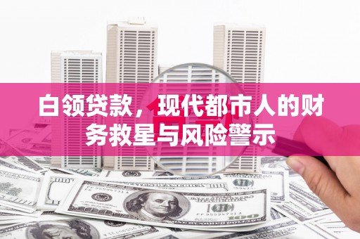 宾川白领贷款，现代都市人的财务救星与风险警示
