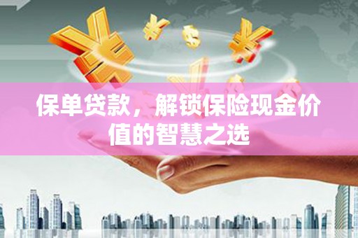 宾川保单贷款，解锁保险现金价值的智慧之选