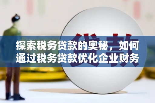 宾川探索税务贷款的奥秘，如何通过税务贷款优化企业财务