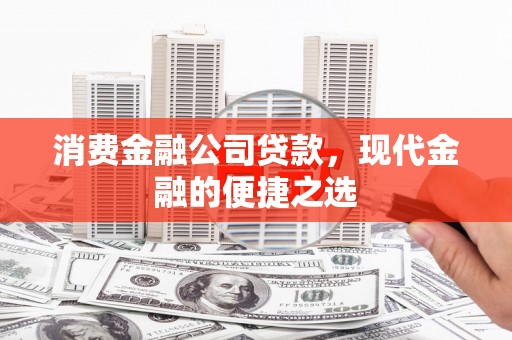宾川消费金融公司贷款，现代金融的便捷之选
