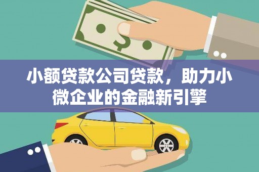 宾川小额贷款公司贷款，助力小微企业的金融新引擎