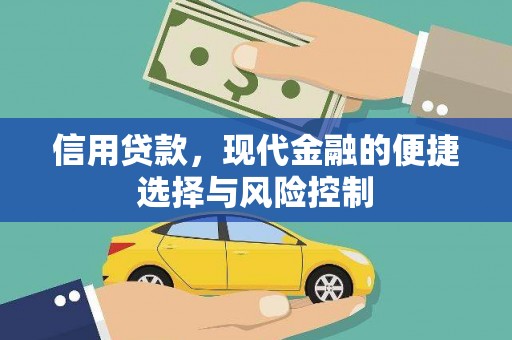 宾川信用贷款，现代金融的便捷选择与风险控制