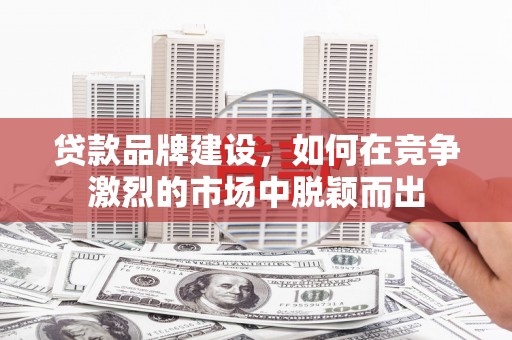 宾川贷款品牌建设，如何在竞争激烈的市场中脱颖而出