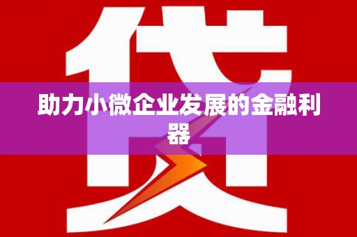 宾川助力小微企业发展的金融利器