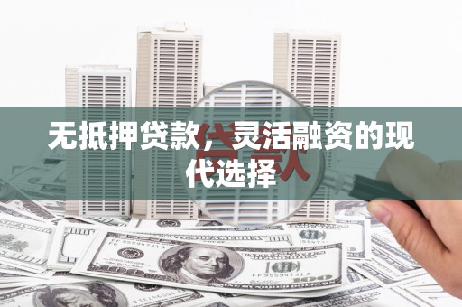 宾川无抵押贷款，灵活融资的现代选择