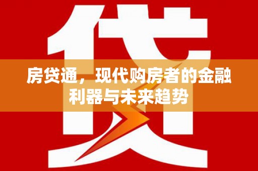宾川房贷通，现代购房者的金融利器与未来趋势