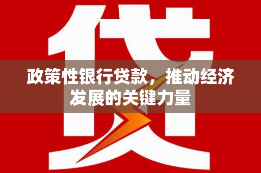 宾川政策性银行贷款，推动经济发展的关键力量