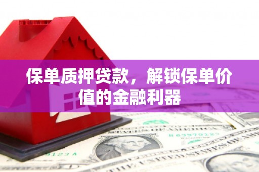 宾川保单质押贷款，解锁保单价值的金融利器