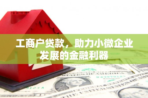 宾川工商户贷款，助力小微企业发展的金融利器