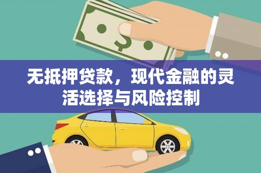 宾川无抵押贷款，现代金融的灵活选择与风险控制