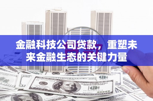 宾川金融科技公司贷款，重塑未来金融生态的关键力量