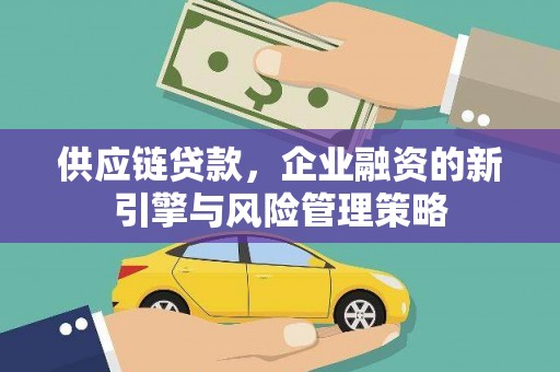 宾川供应链贷款，企业融资的新引擎与风险管理策略