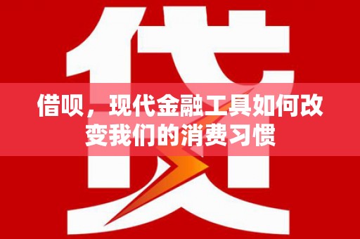 宾川借呗，现代金融工具如何改变我们的消费习惯