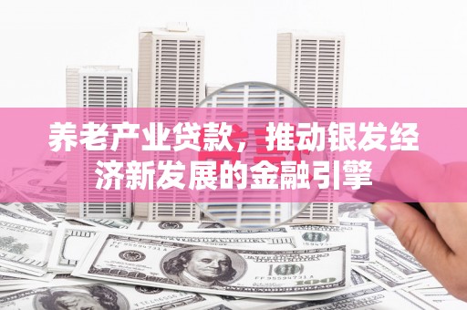 宾川养老产业贷款，推动银发经济新发展的金融引擎