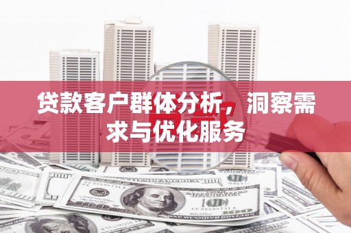 宾川贷款客户群体分析，洞察需求与优化服务